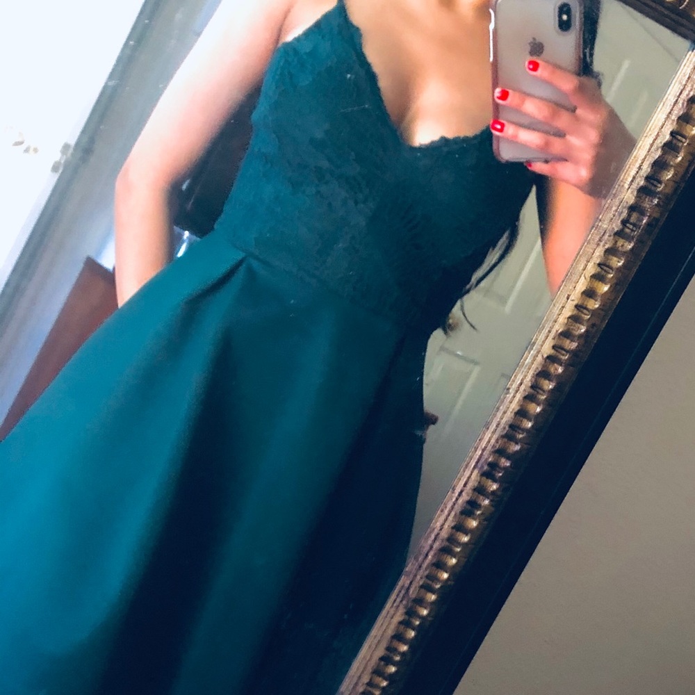 Green Charlotte Russe mini dress